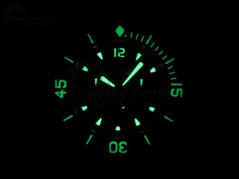 Fifty Fathoms Chronograph SS OMF 1:1 Best Edition Blue Dial on Blue Nylon Strap A7750