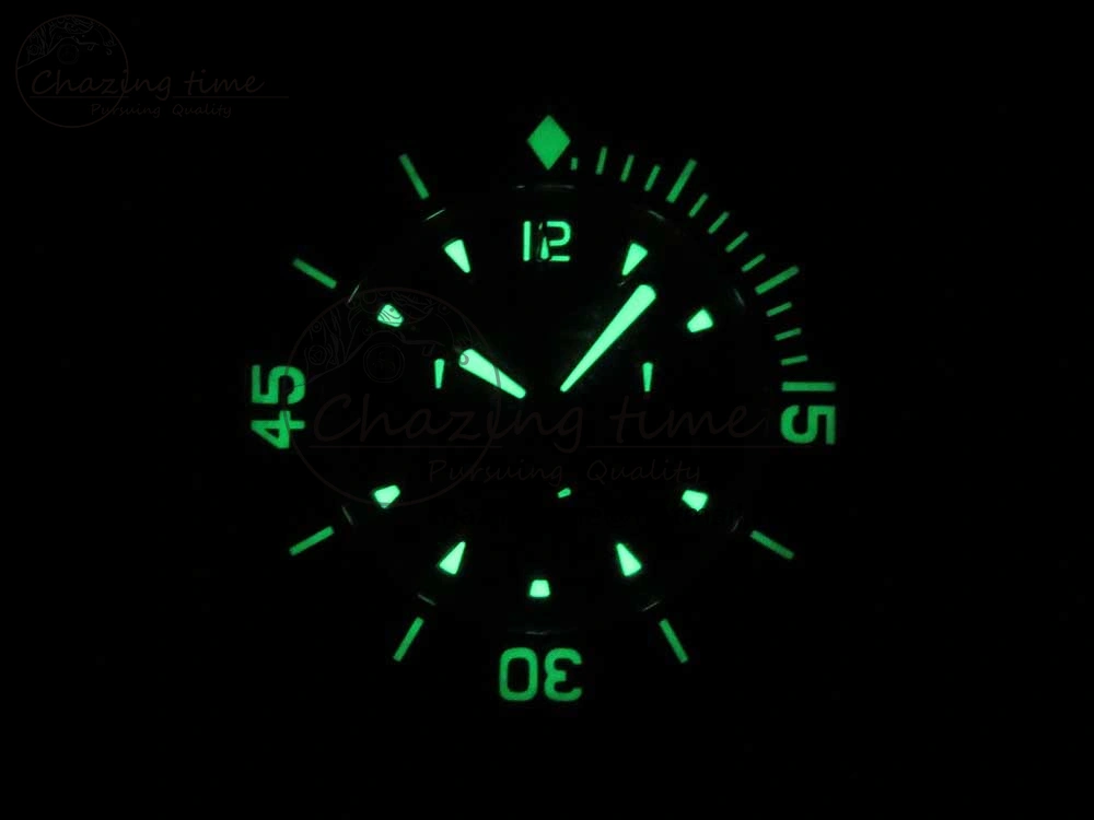 Fifty Fathoms Chronograph SS OMF 1:1 Best Edition Blue Dial on Blue Nylon Strap A7750