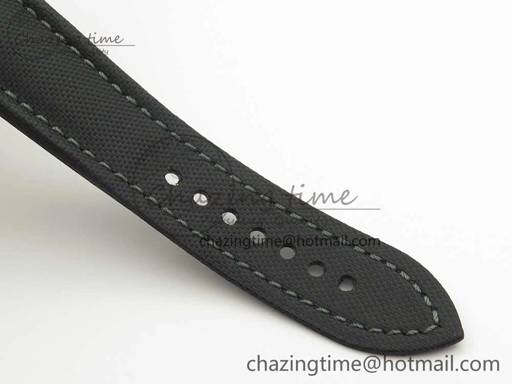 Fifty Fathoms Chronograph SS OMF 1:1 Best Edition Blue Dial on Blue Nylon Strap A7750