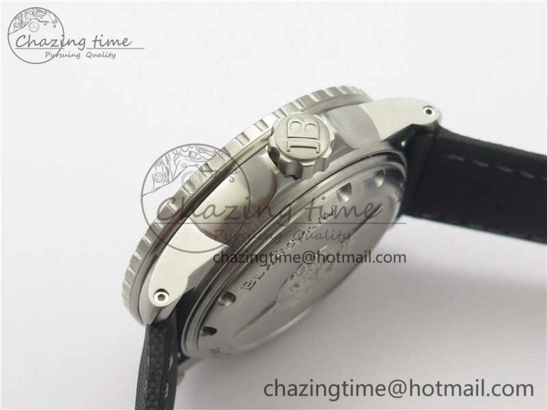 Fifty Fathoms “Nageurs de Combat” ZF 1:1 Best Edition Black ‘7’ Dial on Black Sail-canvas Strap A2836