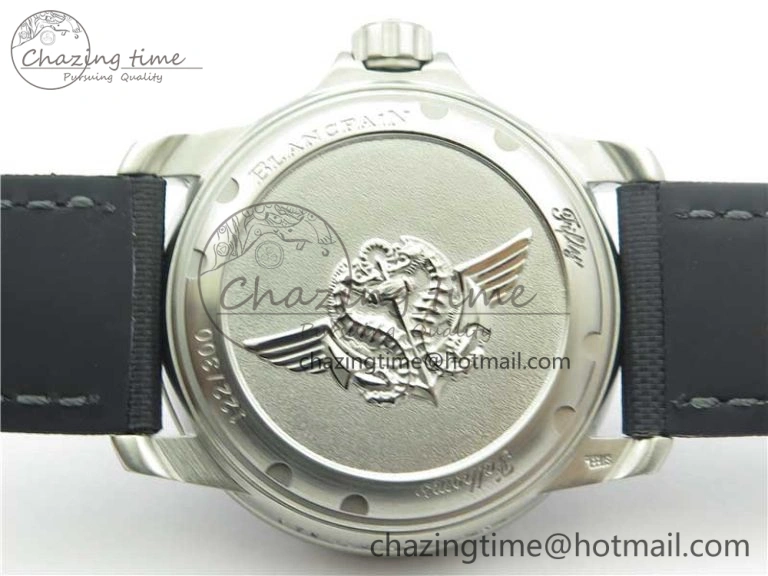 Fifty Fathoms “Nageurs de Combat” ZF 1:1 Best Edition Black ‘7’ Dial on Black Sail-canvas Strap A2836