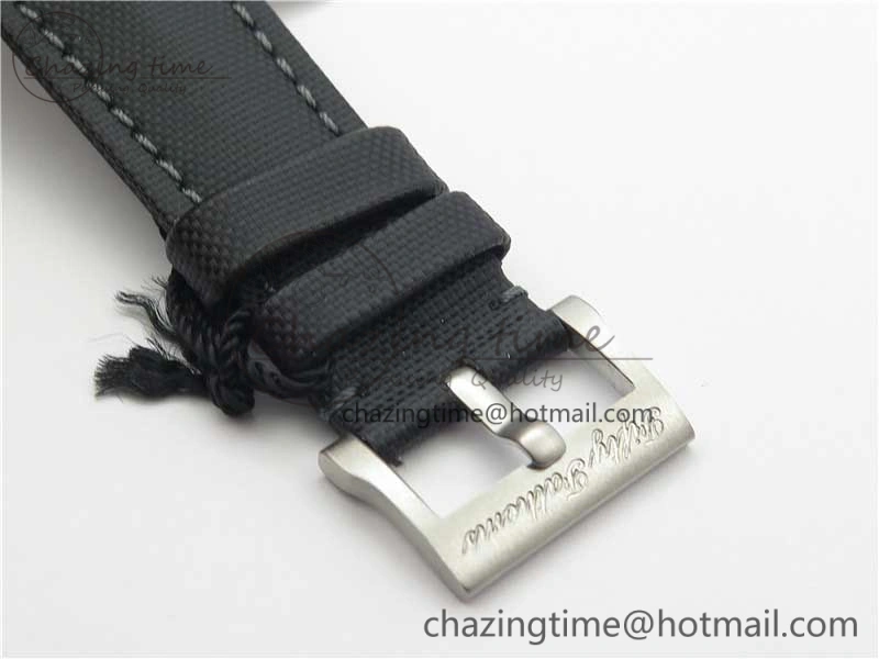 Fifty Fathoms “Nageurs de Combat” ZF 1:1 Best Edition Black ‘7’ Dial on Black Sail-canvas Strap A2836