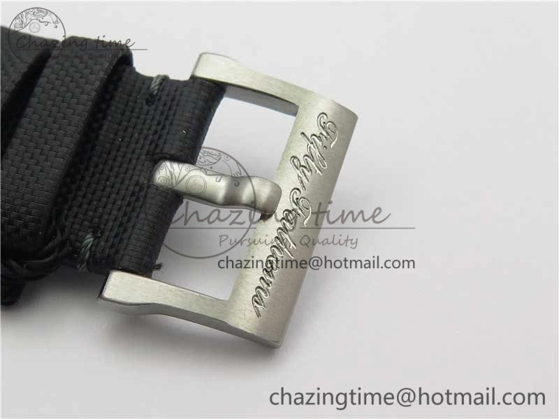 Fifty Fathoms “Nageurs de Combat” ZF 1:1 Best Edition Black ‘7’ Dial on Black Sail-canvas Strap A2836