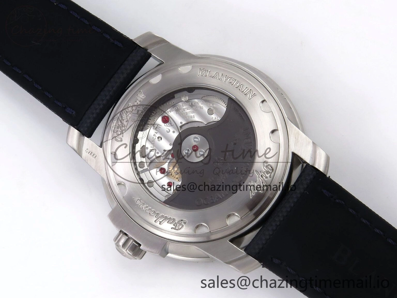 Fifty Fathoms Ocean Commitment III ZF 1:1 Best Edition on Sail-canvas Strap A1151