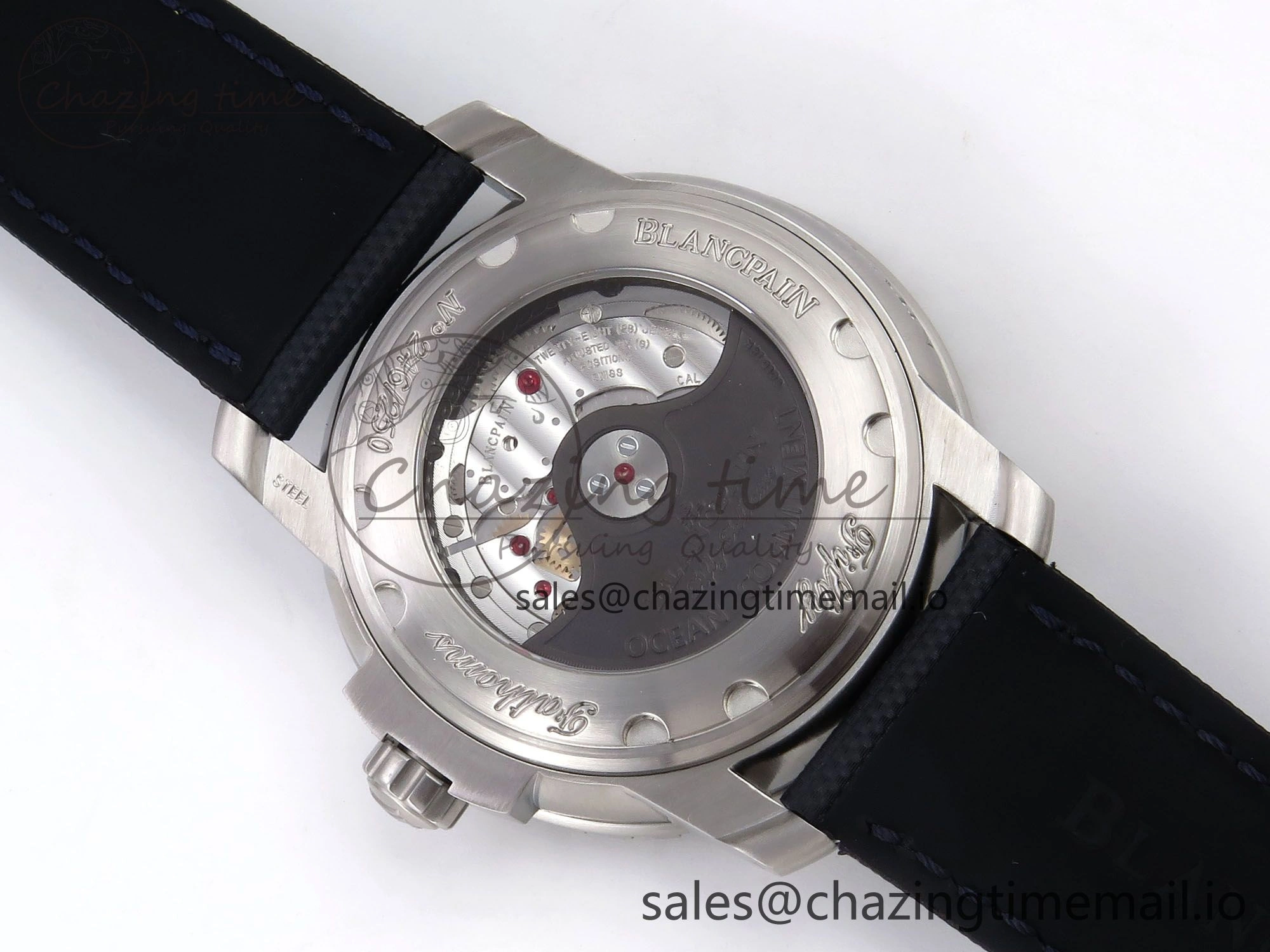 Fifty Fathoms Ocean Commitment III ZF 1:1 Best Edition on Sail-canvas Strap A1151