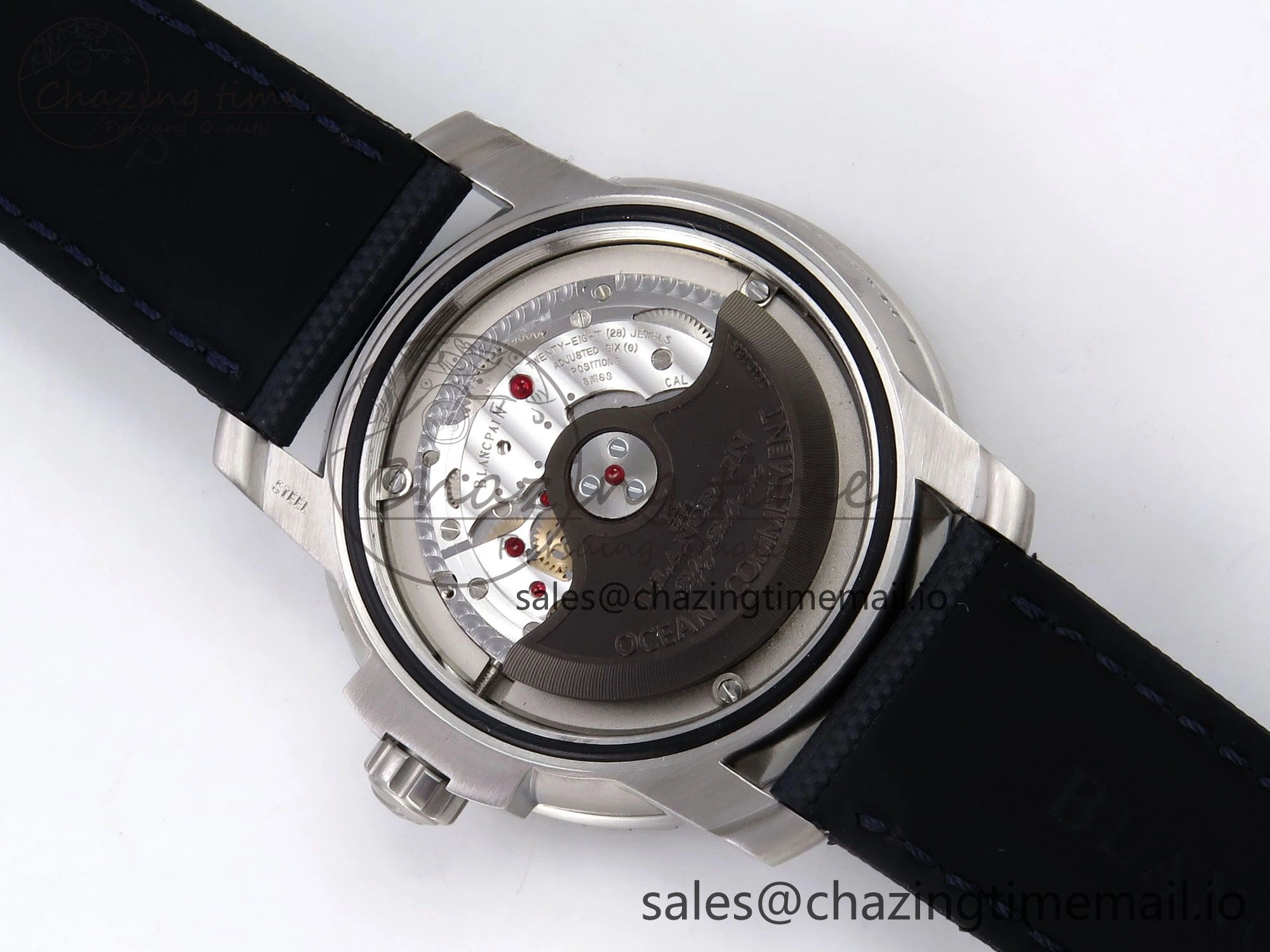 Fifty Fathoms Ocean Commitment III ZF 1:1 Best Edition on Sail-canvas Strap A1151