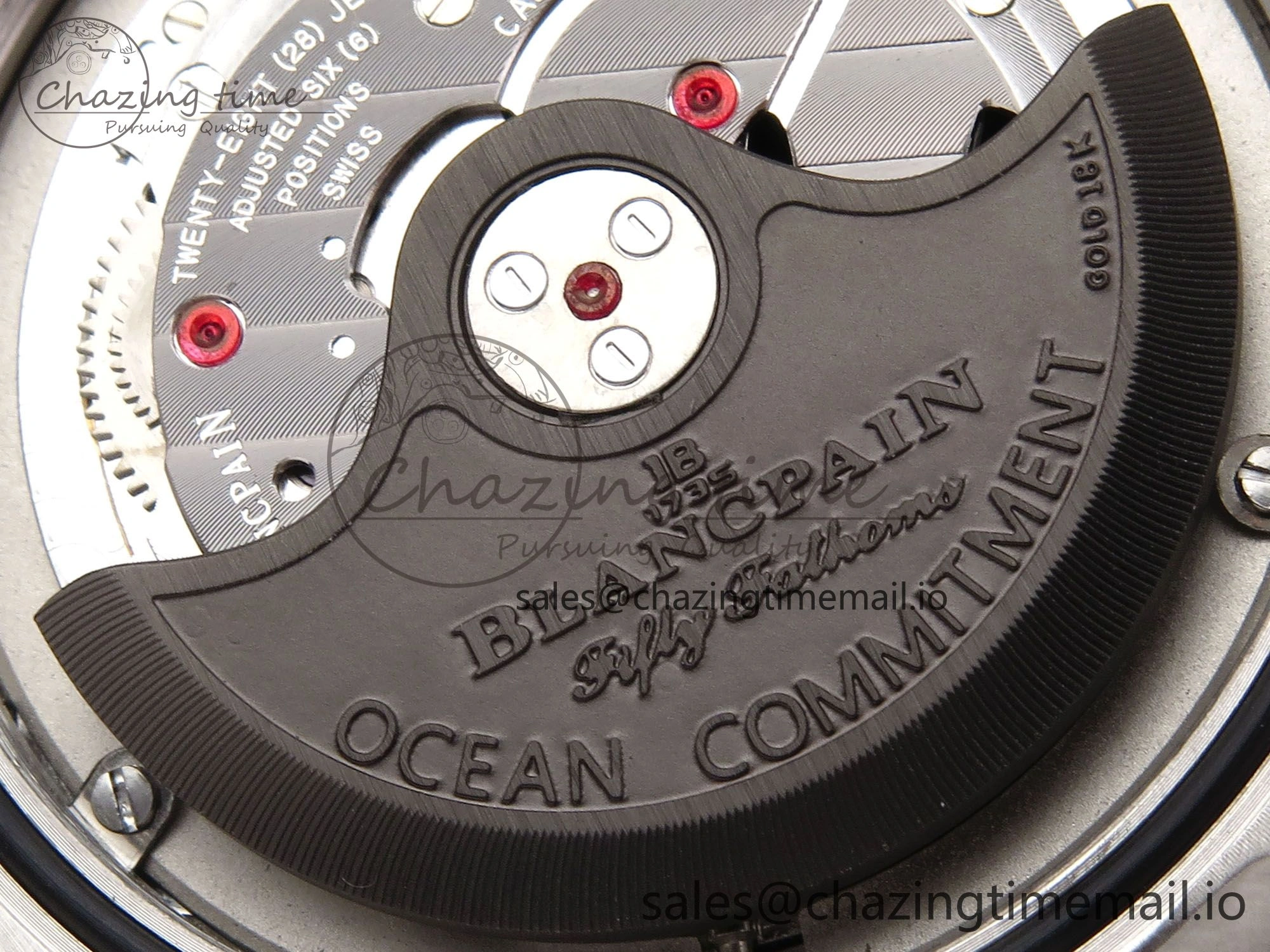 Fifty Fathoms Ocean Commitment III ZF 1:1 Best Edition on Sail-canvas Strap A1151