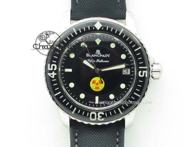 Fifty Fathoms Ocean Commitment III ZF 1:1 Best Edition on Sail-canvas Strap A1151