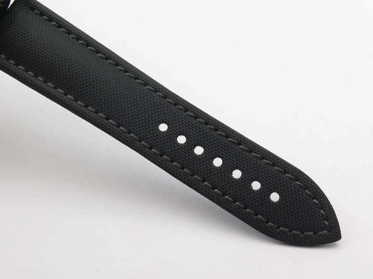 Fifty Fathoms PVD Dark Knight ZF 1:1 Best Edition Black Dial On Sail-canvas Strap A1315