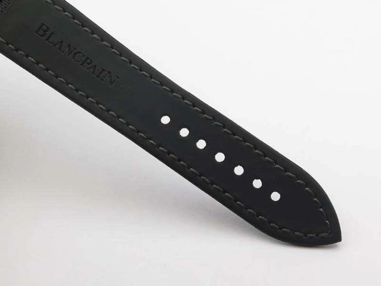 Fifty Fathoms PVD Dark Knight ZF 1:1 Best Edition Black Dial On Sail-canvas Strap A1315