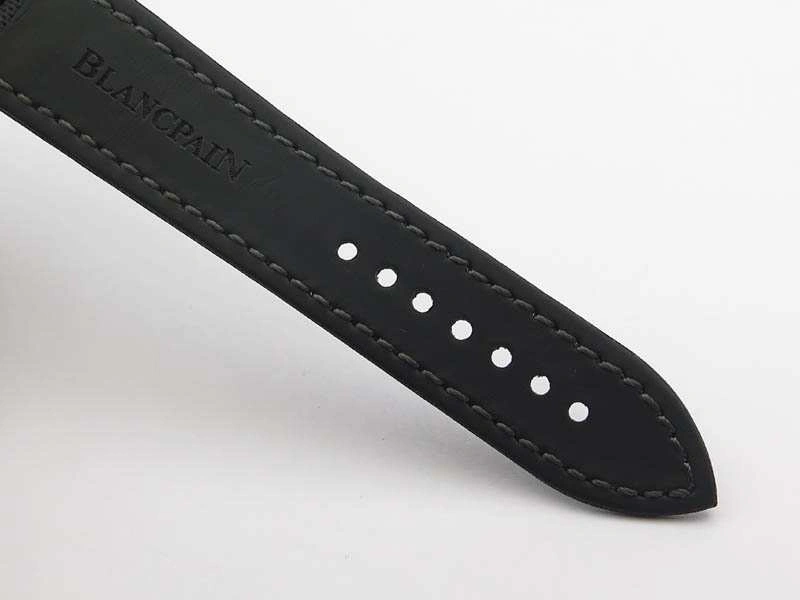 Fifty Fathoms PVD Dark Knight ZF 1:1 Best Edition Black Dial On Sail-canvas Strap A1315