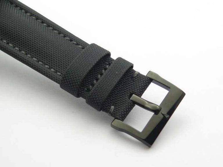 Fifty Fathoms PVD Dark Knight ZF 1:1 Best Edition Black Dial On Sail-canvas Strap A1315