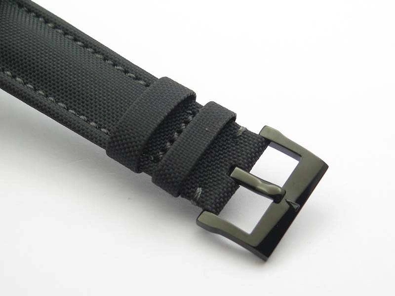 Fifty Fathoms PVD Dark Knight ZF 1:1 Best Edition Black Dial On Sail-canvas Strap A1315