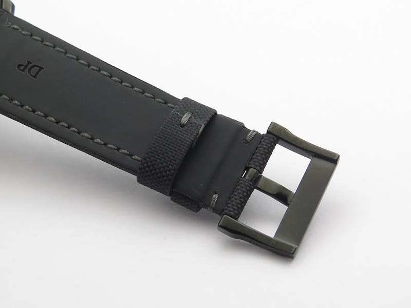 Fifty Fathoms PVD Dark Knight ZF 1:1 Best Edition Black Dial On Sail-canvas Strap A1315