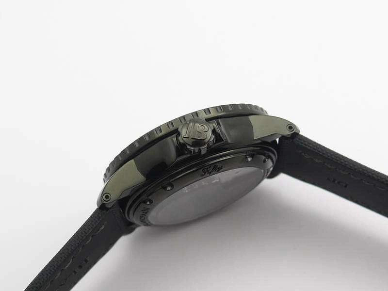 Fifty Fathoms PVD Dark Knight ZF 1:1 Best Edition Black Dial On Sail-canvas Strap A1315