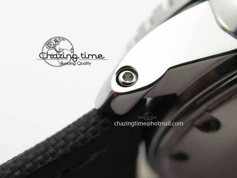 Fifty Fathoms SS Black ZF 1:1 Best Edition Black Dial On Sail Canvas Strap A2836 (Free Extra Strap)