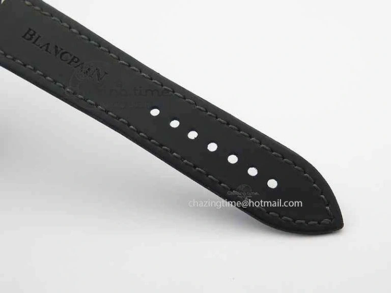 Fifty Fathoms SS Black ZF 1:1 Best Edition Black Dial On Sail Canvas Strap A2836 (Free Extra Strap)
