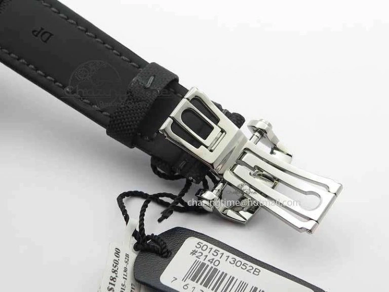Fifty Fathoms SS Black ZF 1:1 Best Edition Black Dial On Sail Canvas Strap A2836 (Free Extra Strap)