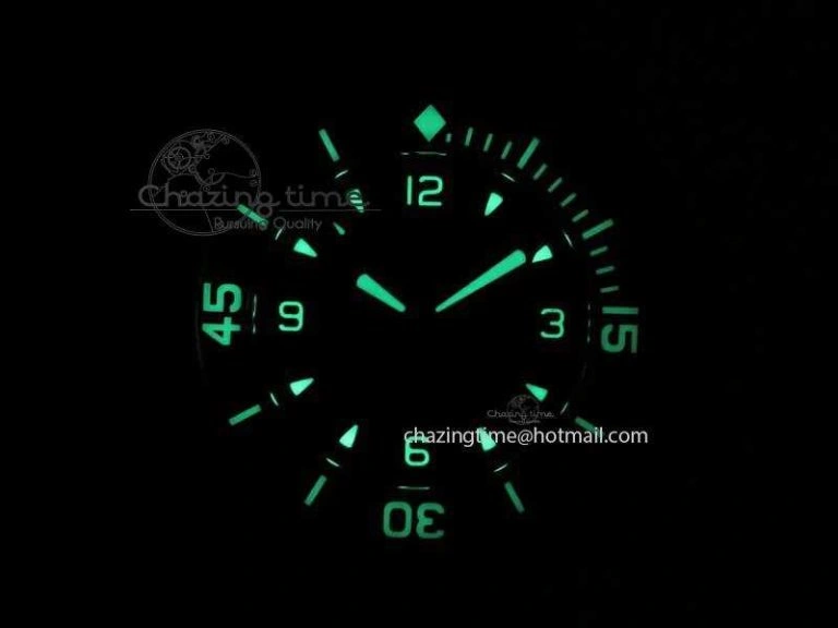 Fifty Fathoms SS Black ZF 1:1 Best Edition Black Dial On Sail Canvas Strap A2836 (Free Extra Strap)
