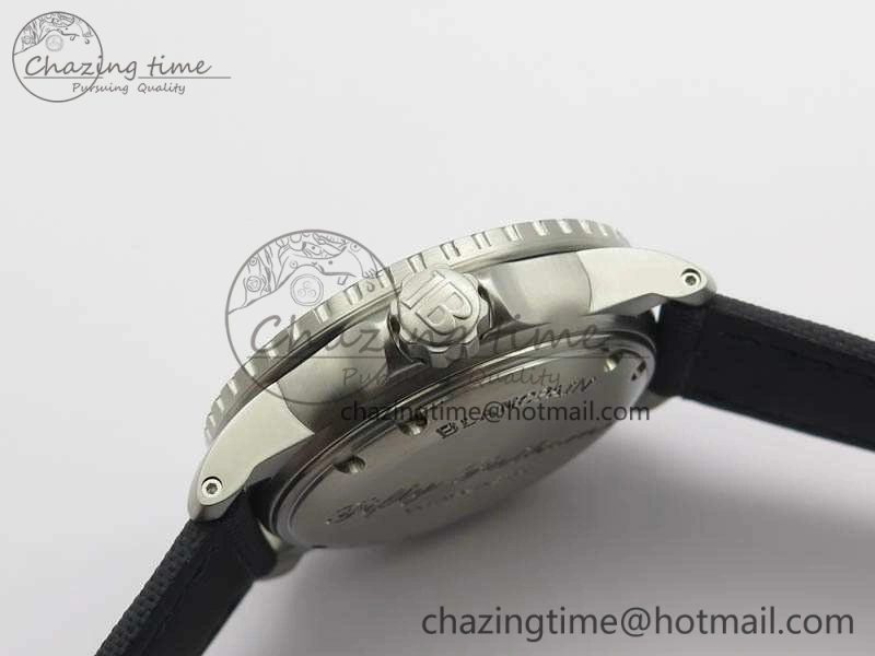 Fifty Fathoms SS Blue ZF 1:1 Best Edition Blue Dial On Sail Canvas Strap A2836 (Free Extra Strap)