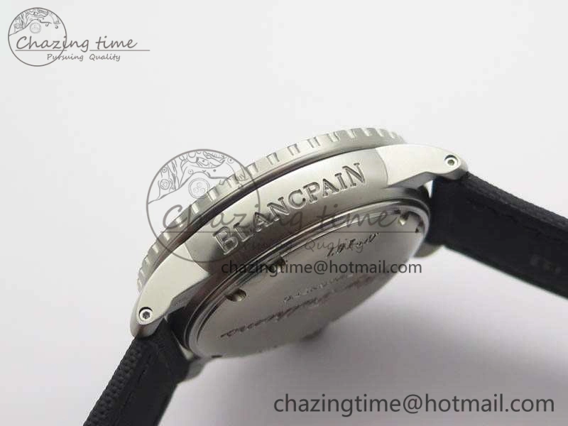 Fifty Fathoms SS Blue ZF 1:1 Best Edition Blue Dial On Sail Canvas Strap A2836 (Free Extra Strap)