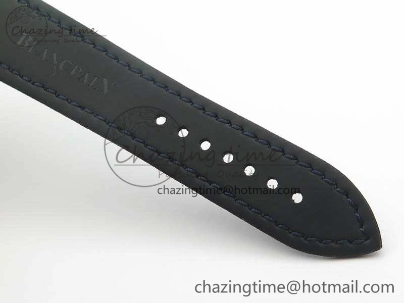 Fifty Fathoms SS Blue ZF 1:1 Best Edition Blue Dial On Sail Canvas Strap A2836 (Free Extra Strap)