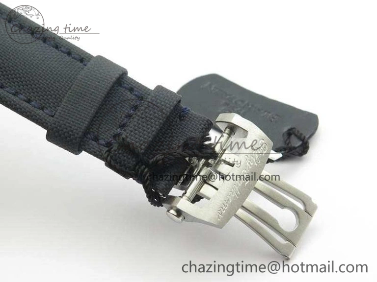 Fifty Fathoms SS Blue ZF 1:1 Best Edition Blue Dial On Sail Canvas Strap A2836 (Free Extra Strap)