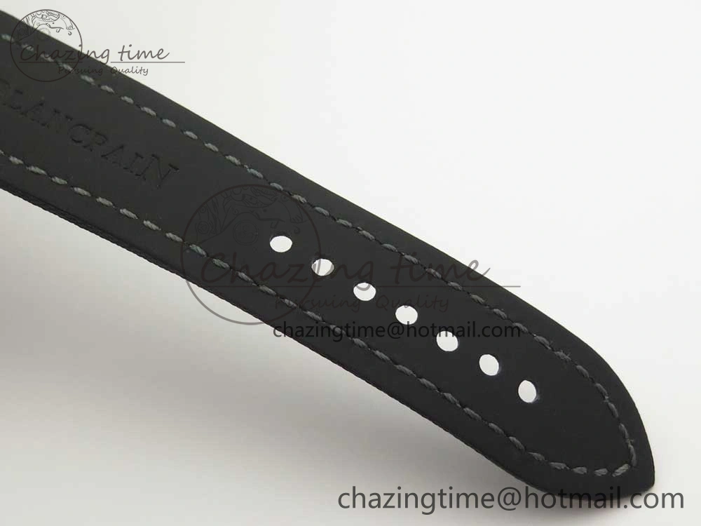 Fifty Fathoms Ti Black ZF 1:1 Best Edition Black Dial on Sail-canvas Strap A1315 (Free Extra Strap)