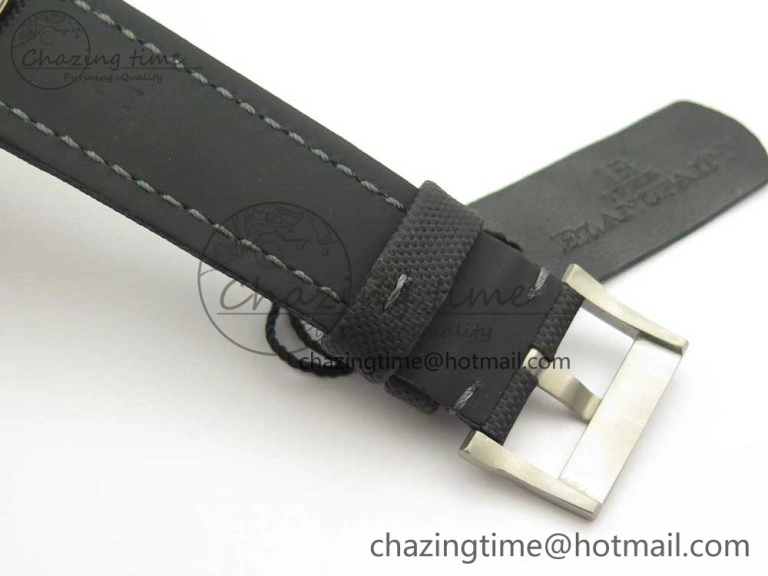 Fifty Fathoms Ti Black ZF 1:1 Best Edition Black Dial on Sail-canvas Strap A1315 (Free Extra Strap)