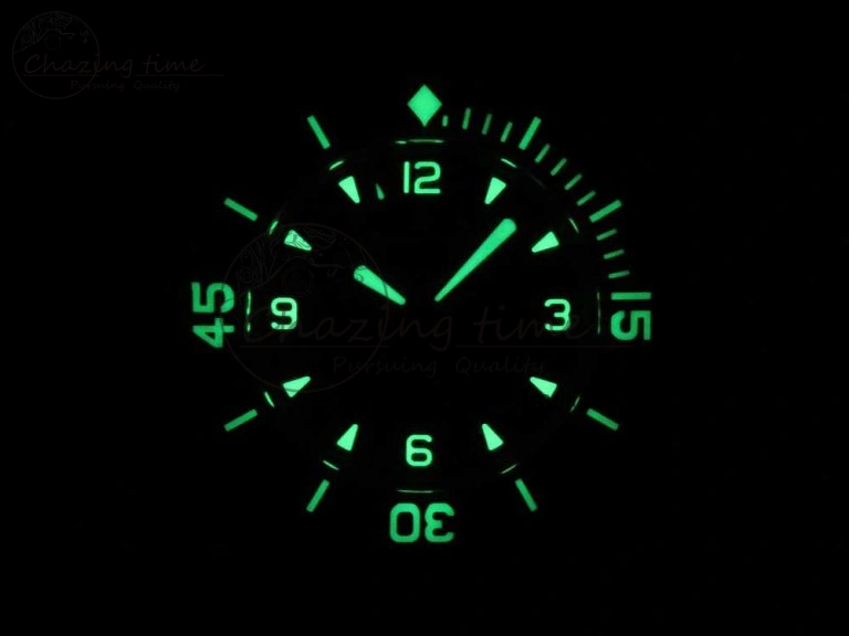 Fifty Fathoms Ti Black ZF 1:1 Best Edition Black Dial on Sail-canvas Strap A1315 (Free Extra Strap)
