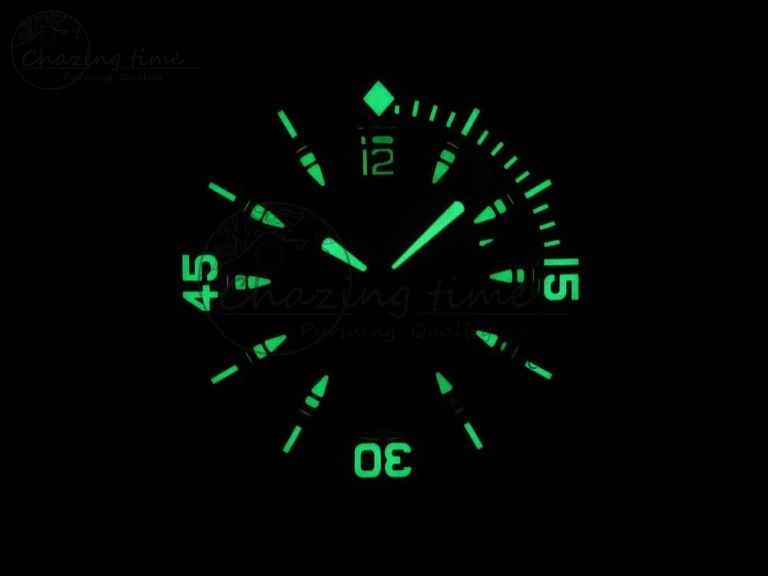 Fifty Fathoms Titanium Big Date Black HGF Best Edition Black Dial on Sail-canvas Strap A6918B (Free Tool And Nylon Strap)