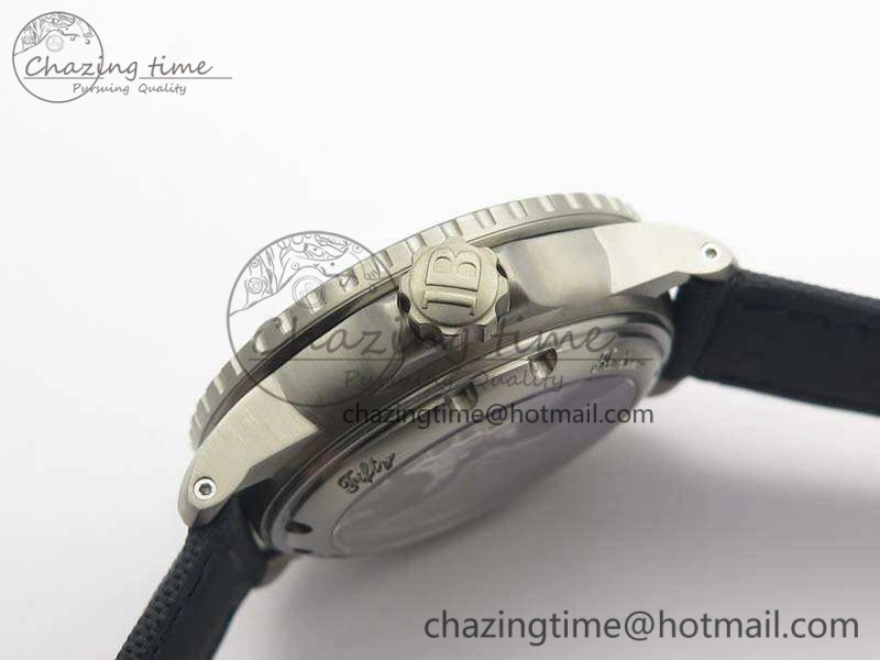 Fifty Fathoms Titanium Blue ZF 1:1 Best Edition Blue Dial On Canvas Strap A2836 (Free Tool )