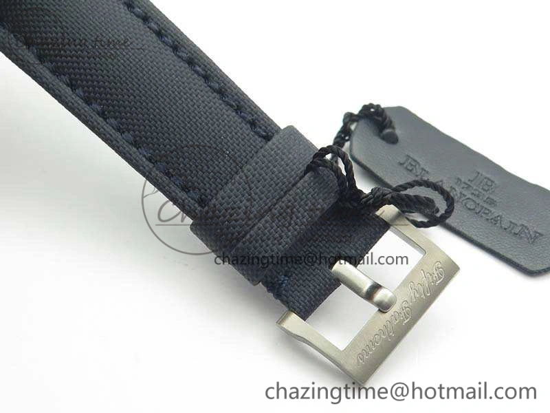 Fifty Fathoms Titanium Blue ZF 1:1 Best Edition Blue Dial On Canvas Strap A2836 (Free Tool )