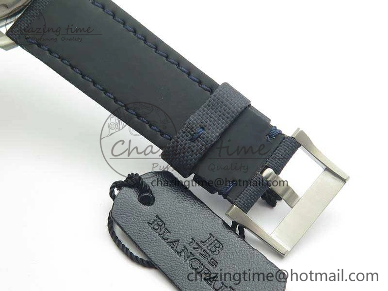 Fifty Fathoms Titanium Blue ZF 1:1 Best Edition Blue Dial On Canvas Strap A2836 (Free Tool )
