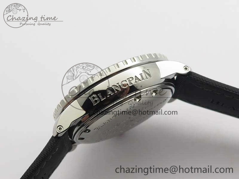 Fifty Fathoms ZF 1:1 Best Edition SS “No Radiation” Dial On Sail-Canvas Strap A2836