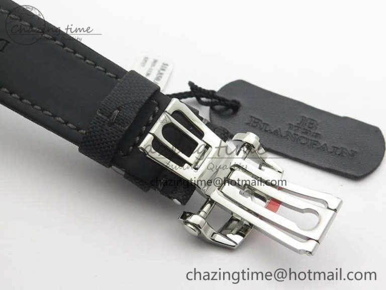 Fifty Fathoms ZF 1:1 Best Edition SS “No Radiation” Dial On Sail-Canvas Strap A2836