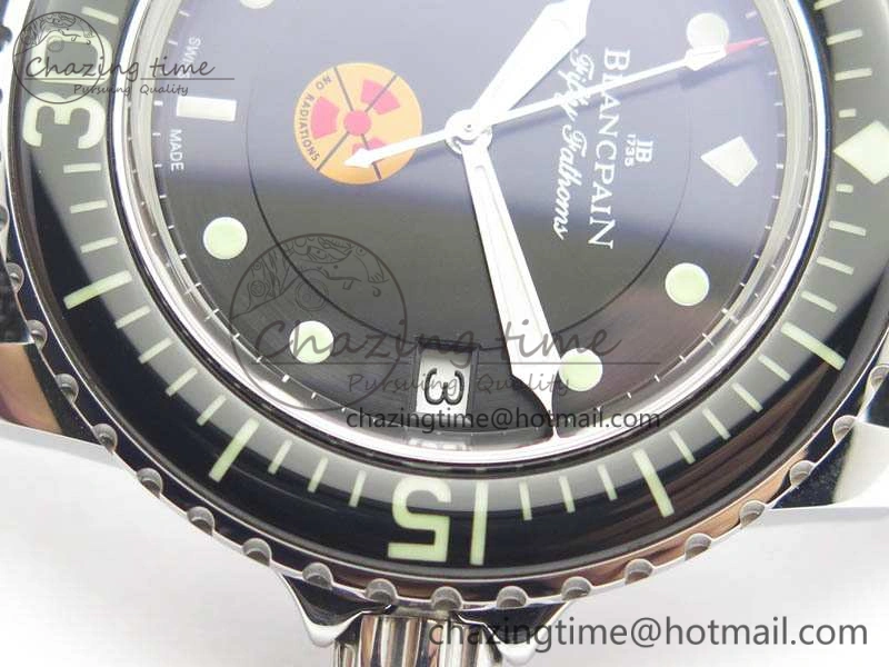 Fifty Fathoms ZF 1:1 Best Edition SS “No Radiation” Dial On Sail-Canvas Strap A2836