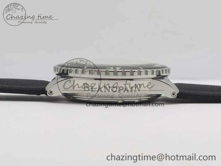 Fifty Fathoms ZF 1:1 Best Edition SS “No Radiation” Dial On Sail-Canvas Strap A2836