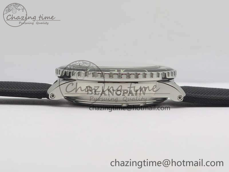Fifty Fathoms ZF 1:1 Best Edition SS “No Radiation” Dial On Sail-Canvas Strap A2836