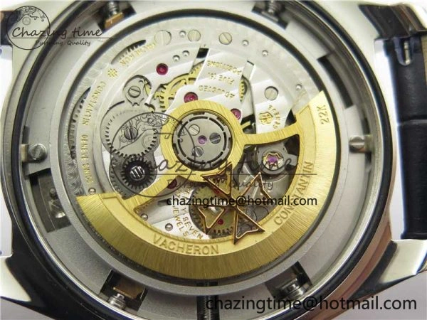 Fiftysix Complete Calendar SS 40mm ZF 1:1 Best Edition Blue Dial on Blue Leather Strap A2460