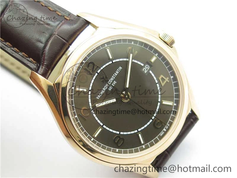 Fiftysix RG 40mm ZF 1:1 Best Edition Brown Dial on Brown Leather Strap A1326