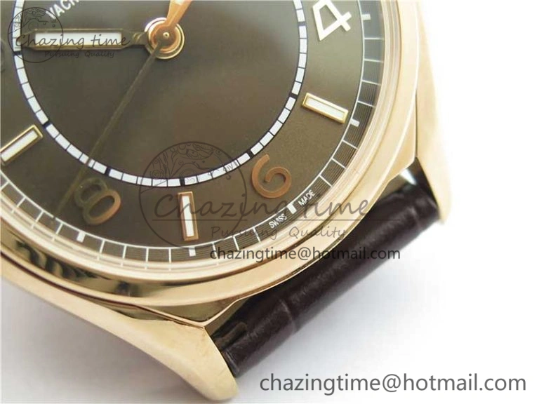 Fiftysix RG 40mm ZF 1:1 Best Edition Brown Dial on Brown Leather Strap A1326