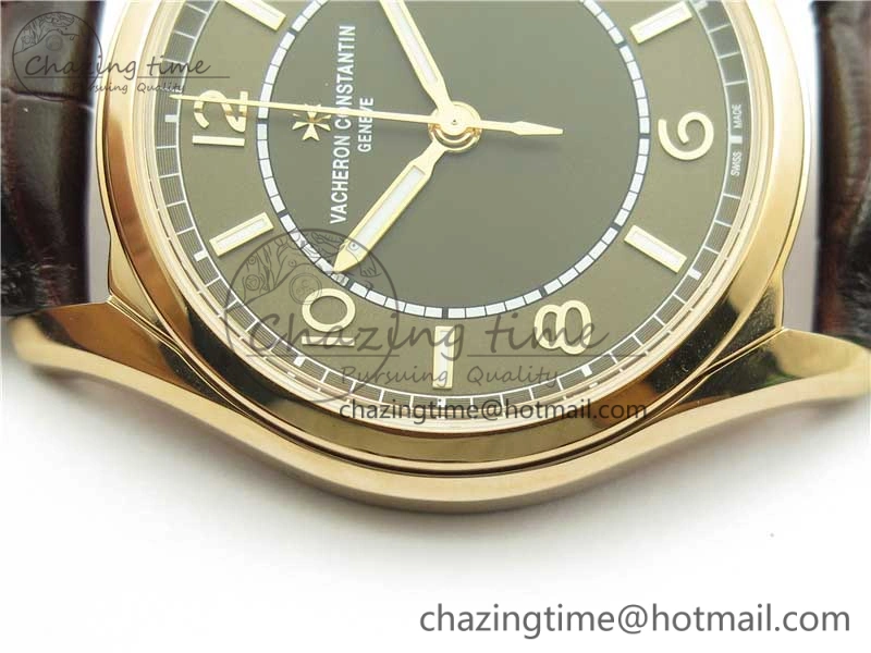 Fiftysix RG 40mm ZF 1:1 Best Edition Brown Dial on Brown Leather Strap A1326