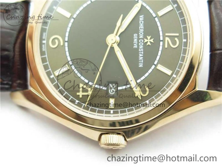 Fiftysix RG 40mm ZF 1:1 Best Edition Brown Dial on Brown Leather Strap A1326
