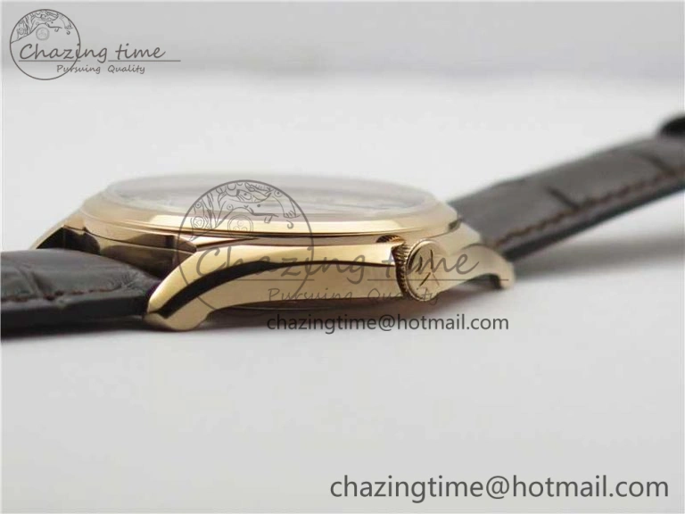 Fiftysix RG 40mm ZF 1:1 Best Edition Silver Dial on Brown Leather Strap A1326