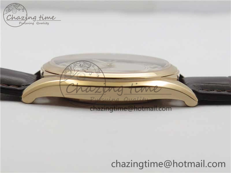 Fiftysix RG 40mm ZF 1:1 Best Edition Silver Dial on Brown Leather Strap A1326