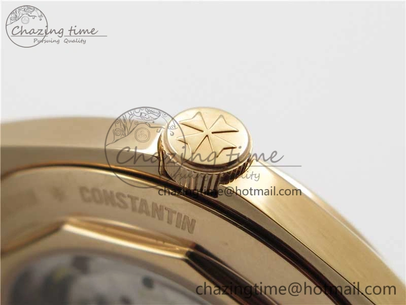 Fiftysix RG 40mm ZF 1:1 Best Edition Silver Dial on Brown Leather Strap A1326
