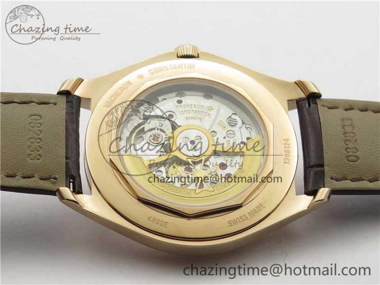 Fiftysix RG 40mm ZF 1:1 Best Edition Silver Dial on Brown Leather Strap A1326