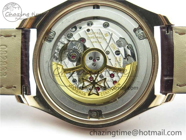 Fiftysix RG 40mm ZF 1:1 Best Edition Silver Dial on Brown Leather Strap A1326