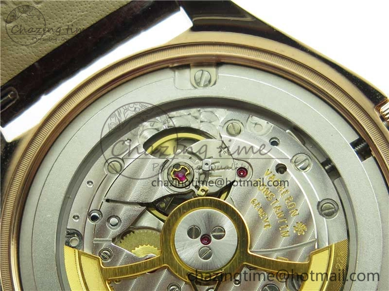 Fiftysix RG 40mm ZF 1:1 Best Edition Silver Dial on Brown Leather Strap A1326